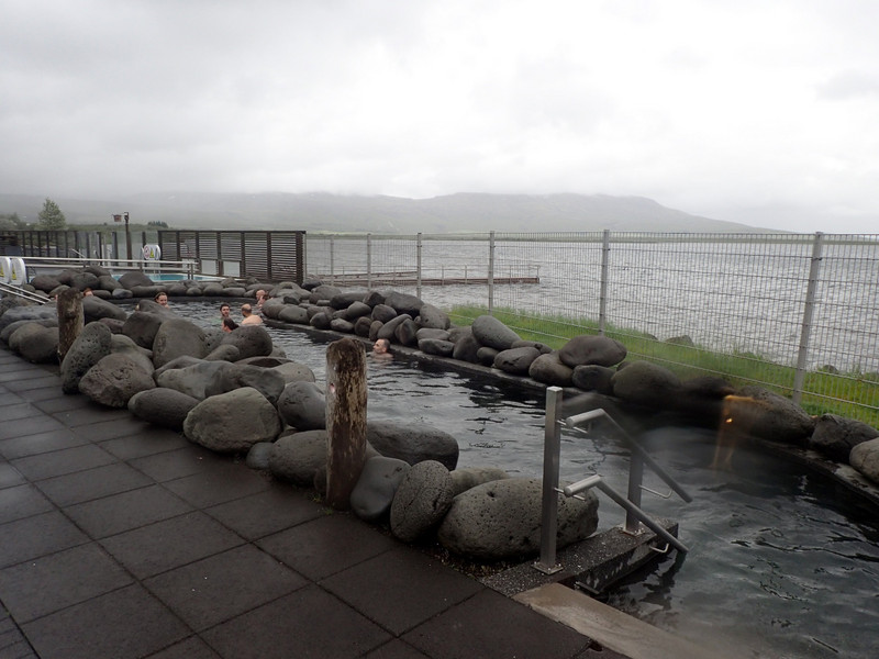 Laugarvatn Hot Springs - right next to the lake (you can swim in it if you want the full hot/cold immersion experience)