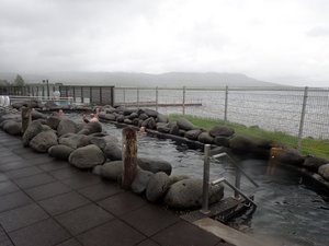 Laugarvatn Hot Springs - right next to the lake (you can swim in it if you want the full hot/cold immersion experience)