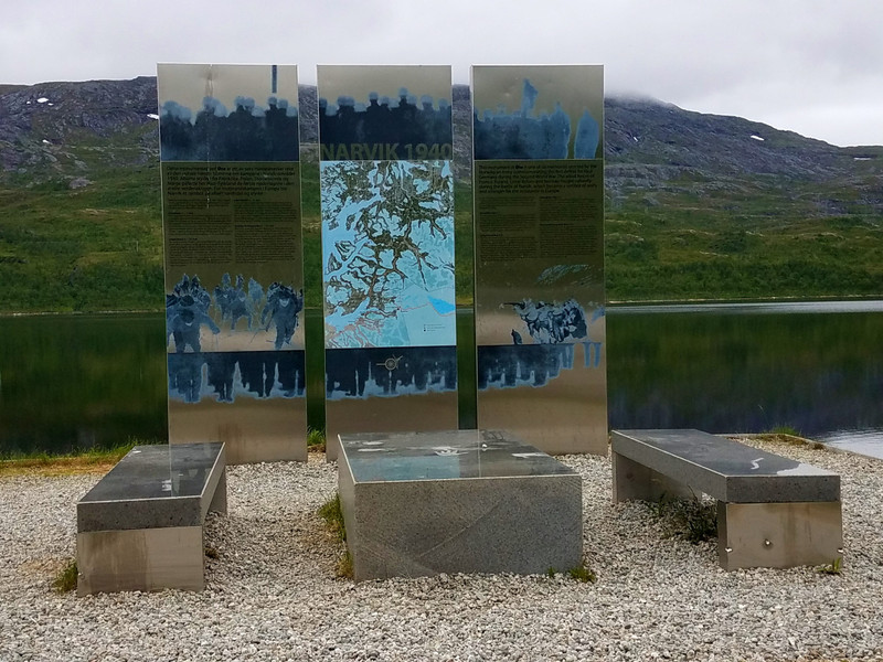 Memorials honoring the Battle of Narvik in WWII