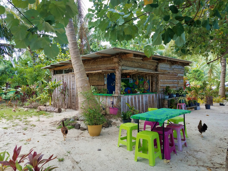 Mimi's Cafe - my favorite of the (very limited) spots on the island