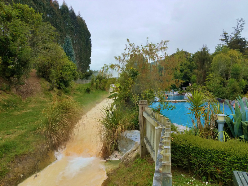 Wairakei Terraces and hot springs - water source for the pools