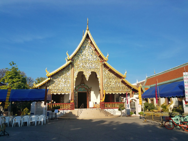 Wat Chiang Man (I think), the oldest temple in Chiang Mai