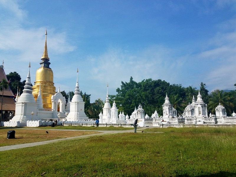 Wat Suan Dok, old Lanna royal family burial site 