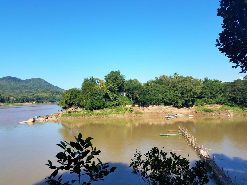 Another bamboo bridge in progress