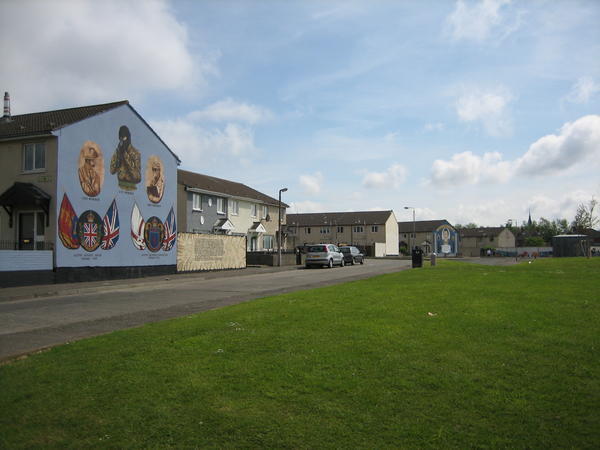 Mural in a Shankill estate