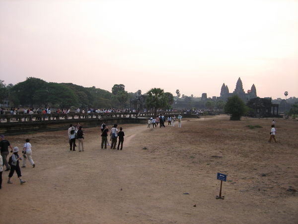 A few of the people who also thought that sunrise over Angkor Wat would be a good idea