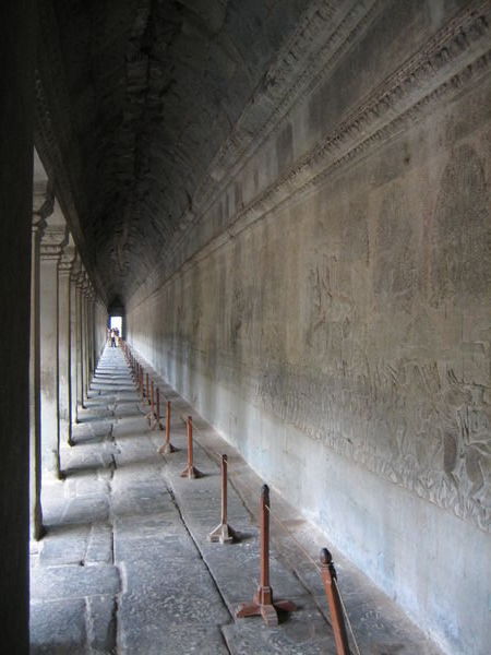 About an eigth of the bas-reliefs at Angkor Wat