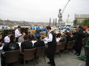 Silver service comes to the dock