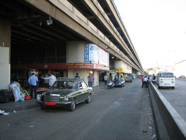 The bus station in Beirut