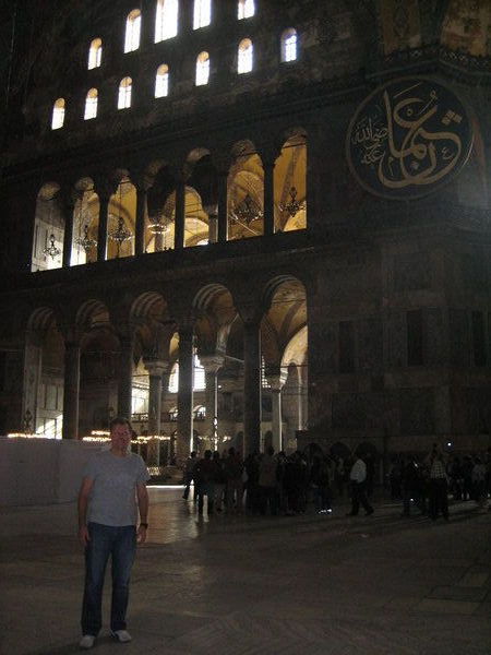 Look ıt's me inside Hagia Sophia