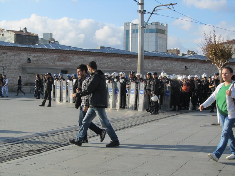 Just a normal day at Taksim Square