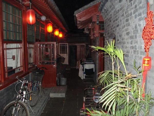  Templeside Hostel at Night