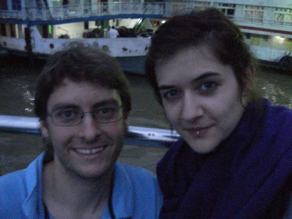 Me and Sarah on the Boat