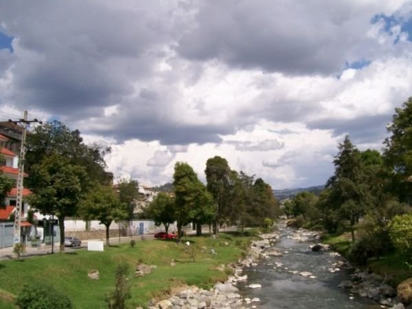 Cuenca River and Clouds