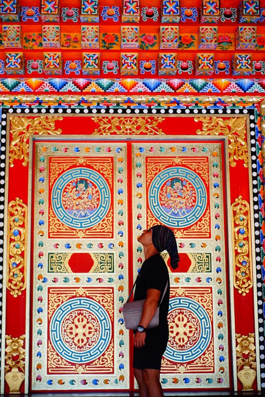 Beautiful Colors in door of Monestary 