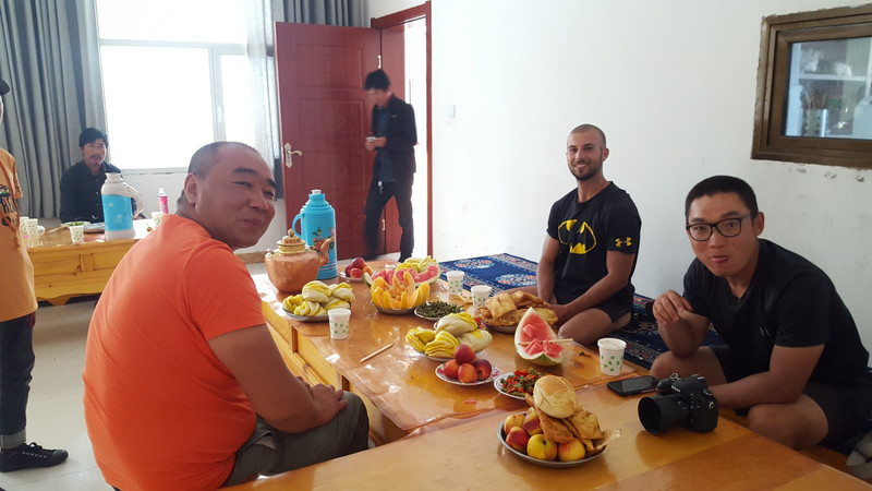 Invited for food in Monestary