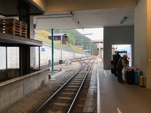 The Murren Train Station
