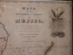 1847 Mexico map