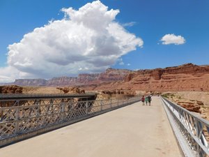 BLM old Navajo Bridge (walking only now)