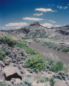 Rio Grande River upstream from near bridge