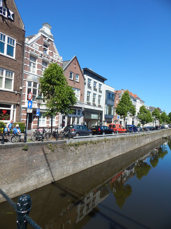 canal & row buildings