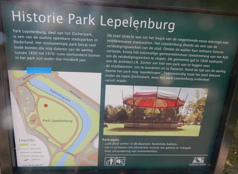 Lepenburg Park sign