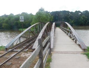 railroad & walk bridge