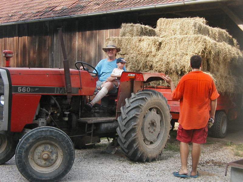 family farm tractor