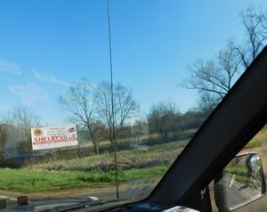 Shelbyville sign