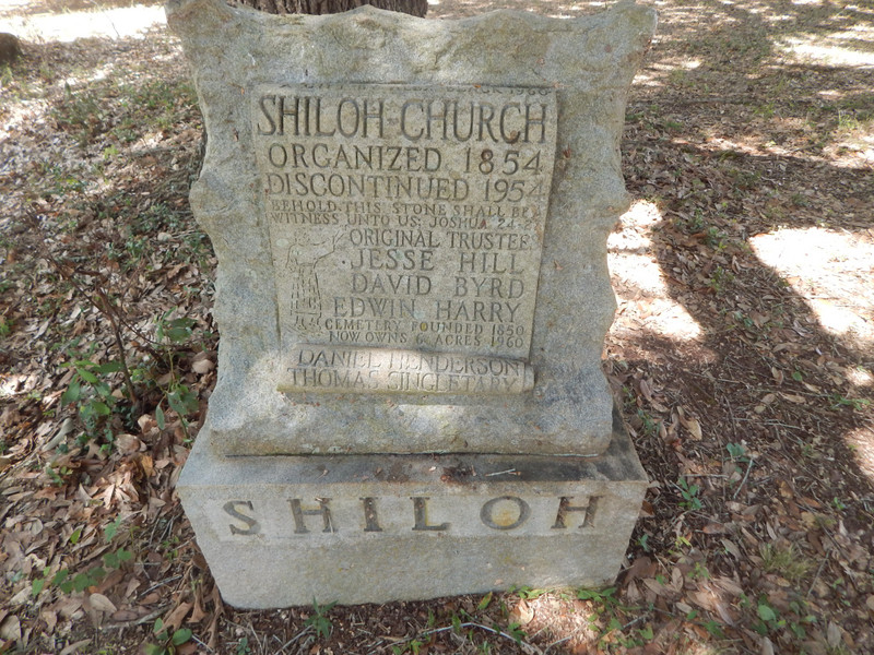 Shiloh Church marker