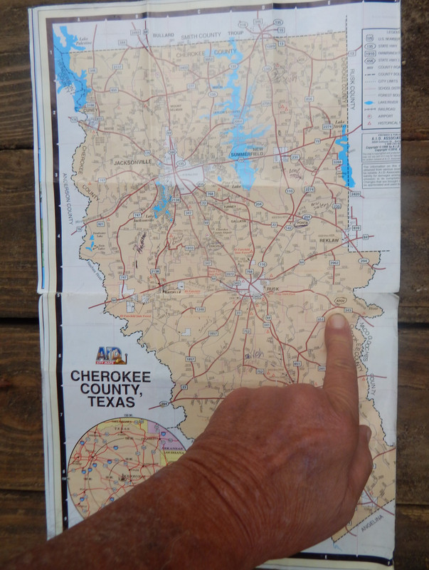 Atoy on Cherokee County map