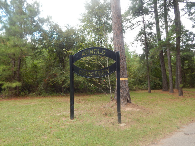 Arnold Cemetery sign
