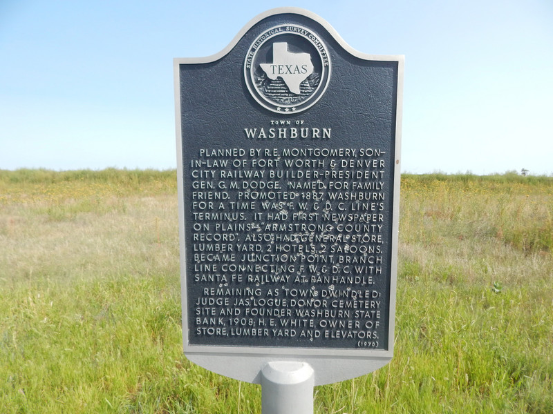 Washburn Historic Marker