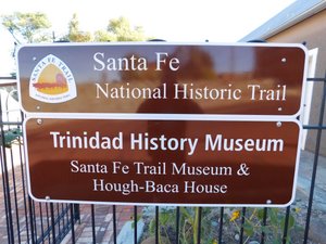 Trinidad History Museum sign