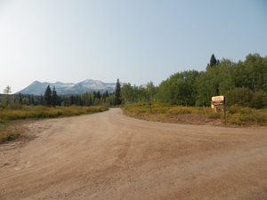 Lost Lake Campground road