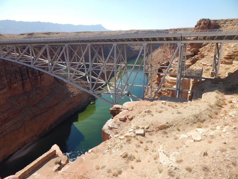 NPS, from Navajo Bridge, Marble Canyon downriver, Arizona