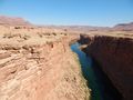 NPS, from Navajo Bridge, Marble Canyon upriver, Arizona