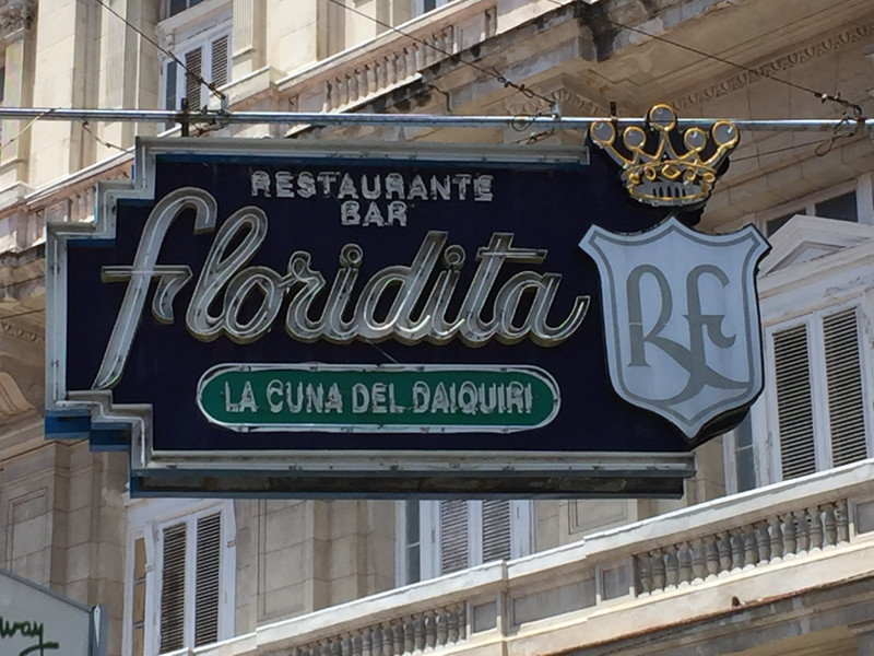 El Floridita, Hemingway's favorite bar for daiquiries