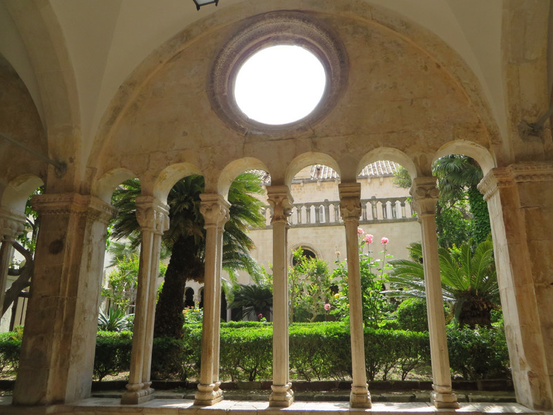 Architectural detail in Franciscan Monastery - Dubrovnik