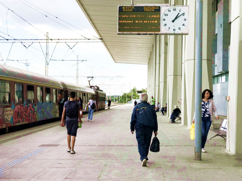 Sofia Central Train Station - Platform 1