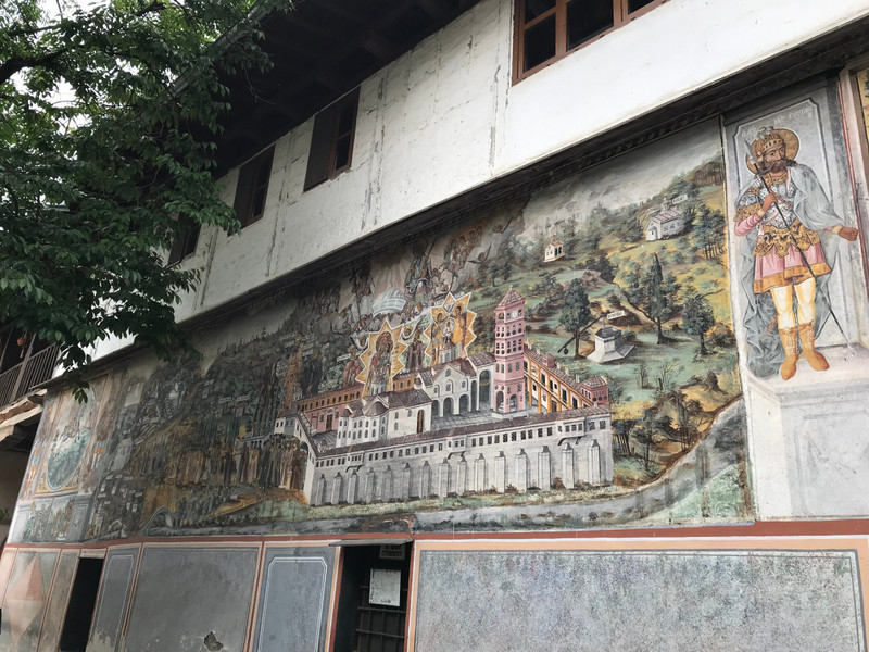 Panoramic Mural on side of Refectory