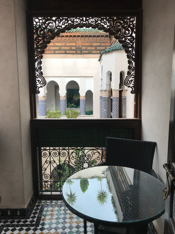 Balcony of our Suite No. 7 - Riad Salam Fes