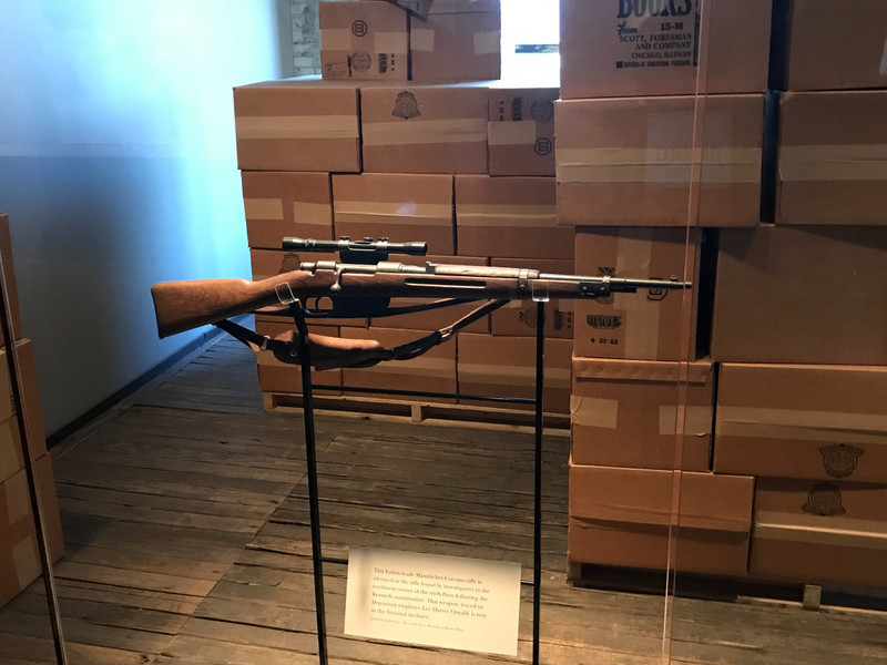 Replica of rifle used in President Kennedy's assassination 