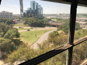 Dealey Plaza from 6th-floor window