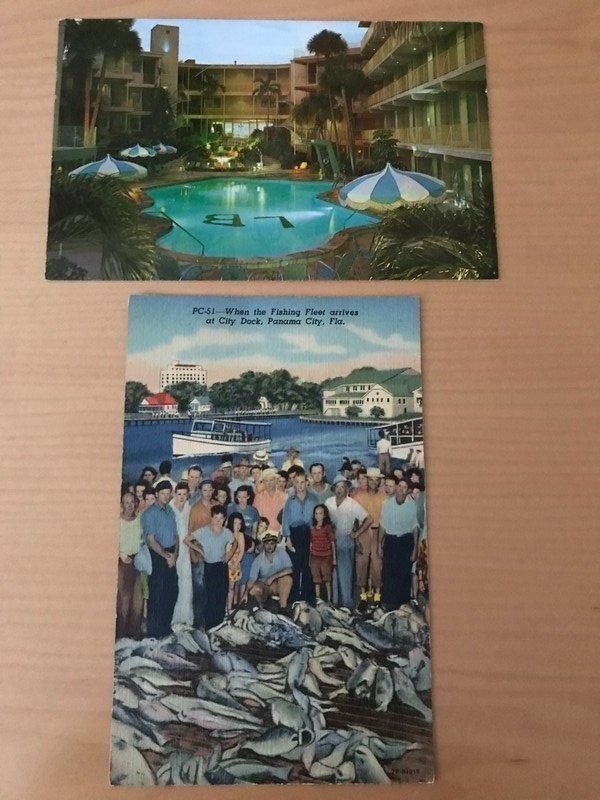 Top - First postcard I received in 1961 - Florida