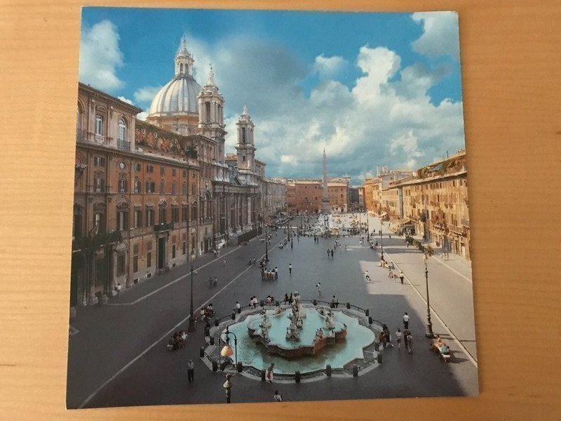 New - Piazza Navona - Square Block postcard 