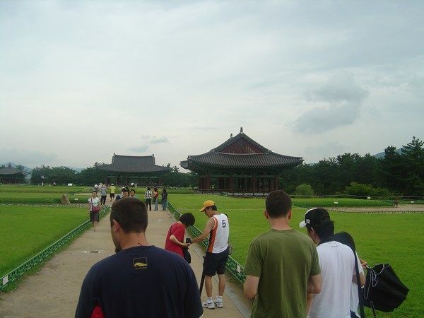 Remains of the palace at Gyeongju