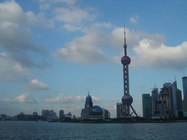 View of the Pudong area of Shanghai, taken from The Bund
