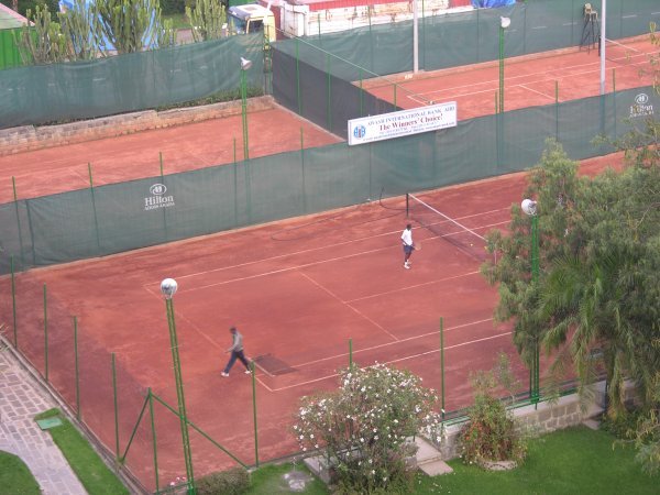 Clay Court at the Hotel