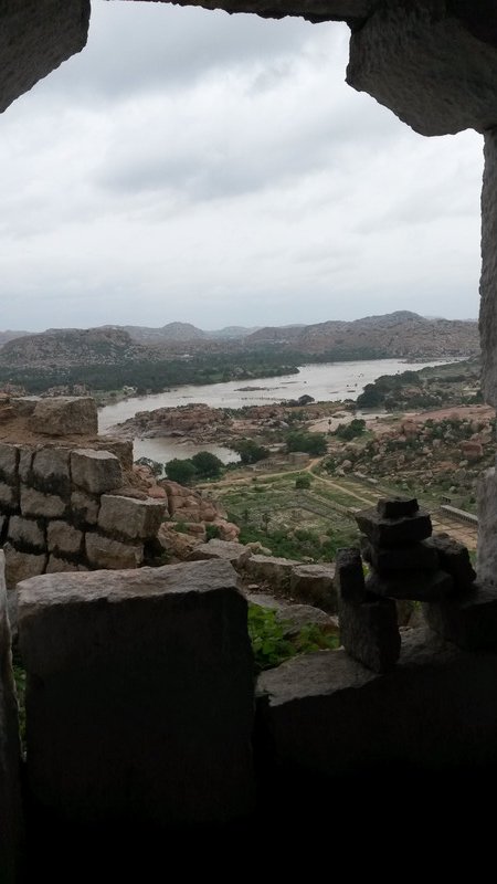 View from temple on Mantanga hill